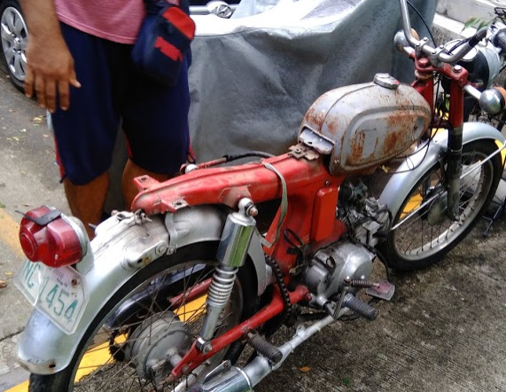 Blue Honda Cub